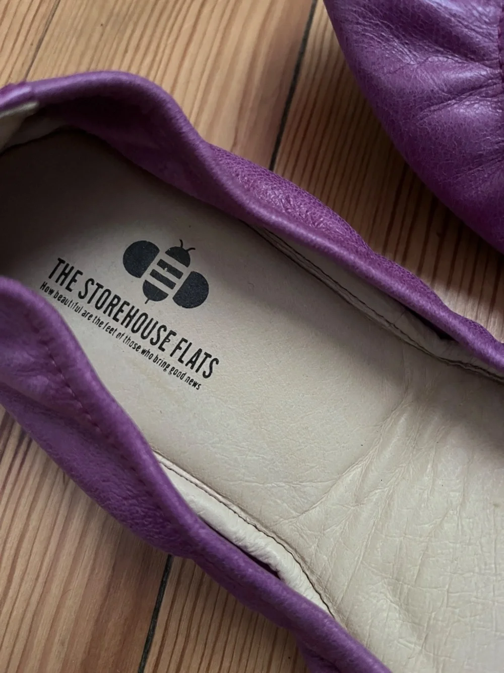 2 pairs Storehouse Oil-Tanned flats